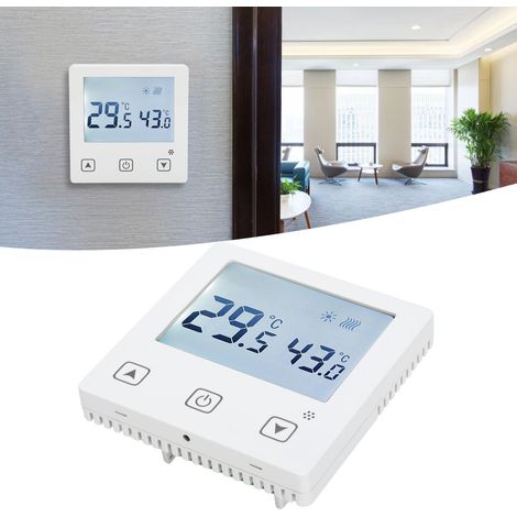 Thermostat Intelligent pour Plancher Chauffant et Climatisation, Écran Tactile AC220V