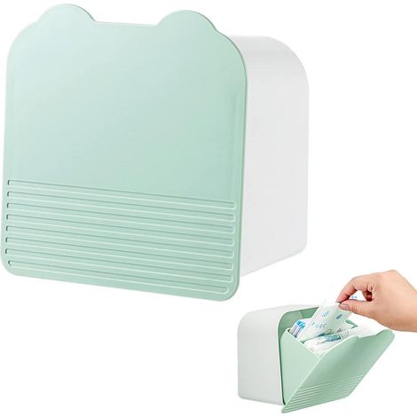 Boîte de rangement pour serviettes hygiéniques, sac de rangement portable en plastique pour serviettes hygiéniques de salle de bain