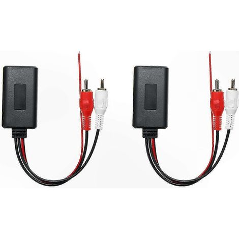 Il s'agit d'un adaptateur Bluetooth sans fil livré avec un câble RCA AUX, compatible avec la diffusion de musique en voiture et doté d'une interface universelle 2RCA. (1/5)