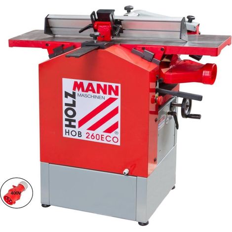 Pialla piallatrice filo spessore combinata per legno Holzmann hob 260eco 400v