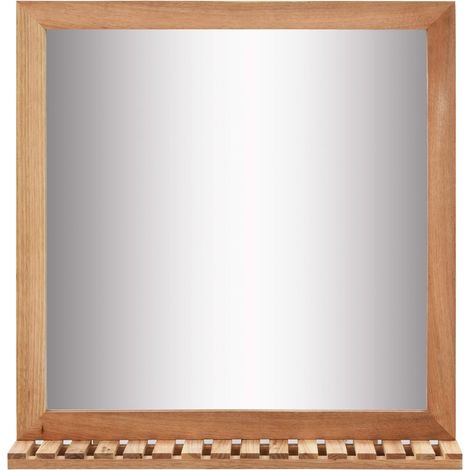 Maison Exclusive - Specchio da Bagno 60x12x62 cm in Legno Massello di Noce