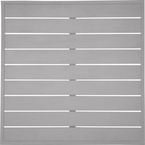 Bolero Plateau de Table Carré en Aluminium Gris Clair 700mm - Plateaux de Table pour Jardin, Cuisine, Salle à Manger Intérieur (1/5)
