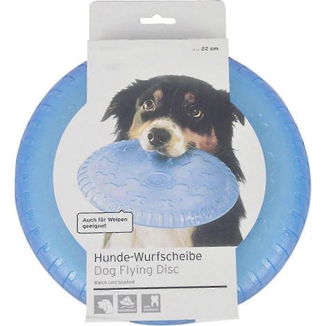 Frisbee pour chien, fabriqué en matériau TPR flexible, frisbee interactif anti-stress, adapté aux chiens pour jouer en extérieur et développer leur intelligence. (1/5)