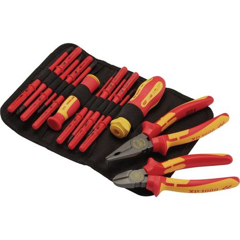 Draper Expert 14-Piece Interchangeable Screwdriver and Pliers Set with VDE Safety Certification (1/2)