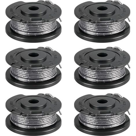 F016800569 Lot de 6 bobines débroussailleuse compatibles avec Bosch ART 23 SL 26 SL, EasyGrassCut 18, 23, 26, 18-230, 18-260, 1,65 mm, 4,9 m - 6pcs (1/5)
