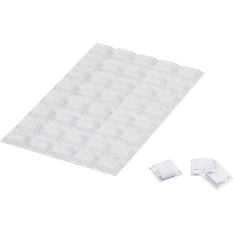 3M SJ 5308 MPCB Gerätefuß selbstklebend, quadratisch Transparent (Ø x H) 12.7 mm x 3.1 mm 40 St.