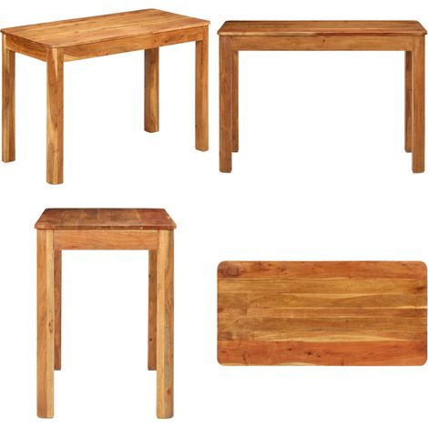 Esstisch 110x55x76 cm Massivholz Akazie - Esstisch - Holztisch - Wohnzimmertisch - Akazienholz - Massivholzmöbel - Home & Living (1/5)