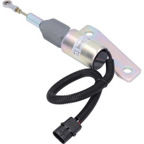 24-V-Motorstopp-Magnetventil, Kraftstoffabschaltung, Löschvorrichtung, Magnetventil 3991625 TOSD-03-033, kompatibel mit Einspritzpumpe, Hochleistungs-Dieselmotorteil (1/5)
