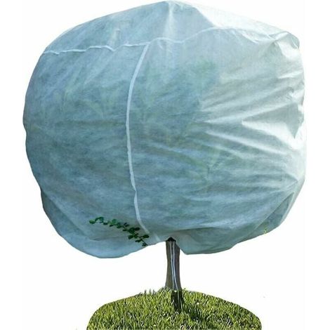Plant wintering cover, 240 x 200 cm, wintering cover for plants, wintering sail, tree wintering cover, palm wintering cover with adjustable drawstring and MUMU (1/2)