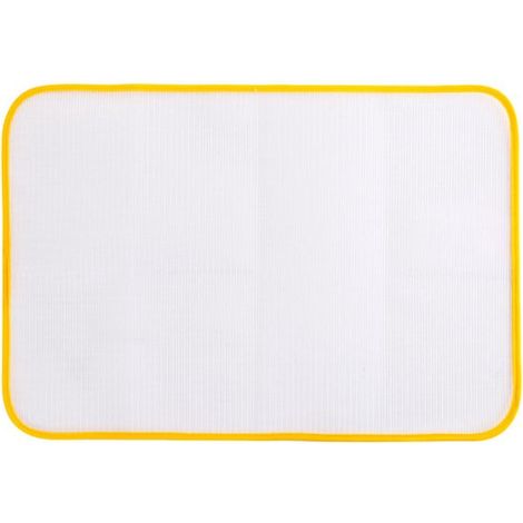 Ensemble de 2 protections de repassage, tapis de repassage résistant à la chaleur en tissu mesh pour vêtements, protège des marques de brûlure et des reflets lors du repassage, 40 x (1/5)