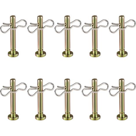 20 Pièces Goupille, 10 Cisaillement Acier, 10 Fendue Zinc, Pour Souffleuse Neige (1/5)