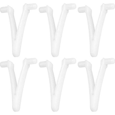 6pcs Pool Supply Butterfly V Clip for Pool Spa Brush Leaf Rake Leaf Skimmer Vacuum Head for Pool Cleaning MUMU