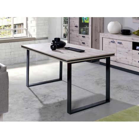 Otis - esstisch - graues holz - 180 cm - moderner stil - holz / grau (1/3)