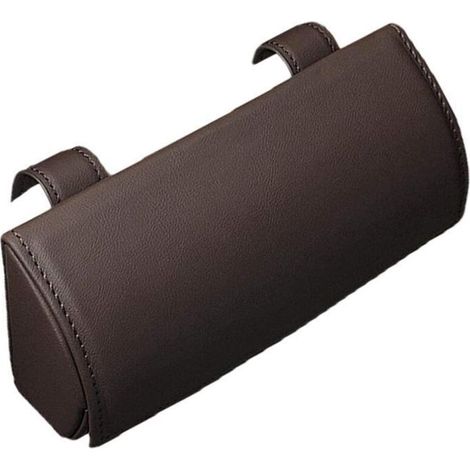 Custodia per occhiali da auto, custodia per occhiali da auto in pelle PU, organizer per occhiali da auto, SUV, camion (1/4)