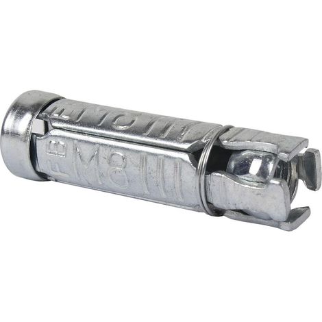 COFAN cuerpo anclaje acero hsp m-8x50   caja 50 unid. , Cuerpo de anclaje de acero HSP para tornillo. Construcciones de acero, colocación de rieles, estantes, escaleras, soporte de (1/2)