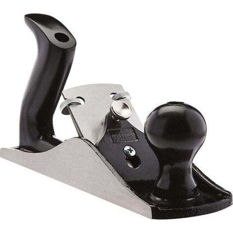 Enowelir Rabot d'Établi Réglable N°4 avec Lame de 5 cm pour Lissage et Travail du Bois Gris Noir (1/3)