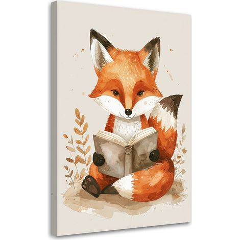 Bild auf Leinwand Fuchs-Waldtiere 40x60 (1/5)