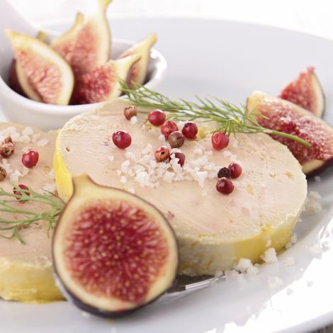 Coffret Foie Gras - COOK CONCEPT - Planche en Bambou - Lyre en Inox - Marron et Argent (1/5)
