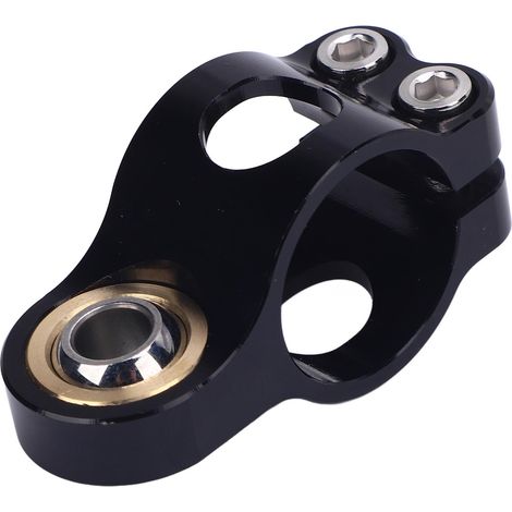 Support de fourche d'amortisseur de moto, Support CNC anodisé, réduction des vibrations, cadre de direction léger, pince de montage noire (1/5)