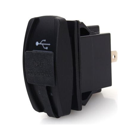 QORVA-Chargeur de voiture, augmente la surcharge, fourni avec couvercle de protection, double USB, facile à utiliser, durable pour le conducteur (1/5)