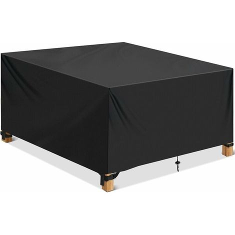 Copertura Protettiva Impermeabile per Mobili da Giardino 420D 150x150x75cm, Copertura per Mobili da Giardino, Tessuto Oxford Resistente ai Raggi UV per Tavolo, Sedia, Divano