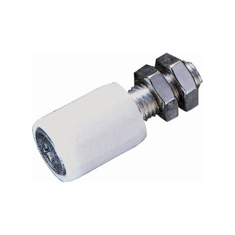 Deco Fer Forge – Olive de guidage nylon Ø25mm – Hauteur 40mm – Tige filetée M12 – Résistance à l'usure et frottements réduits (1/2)