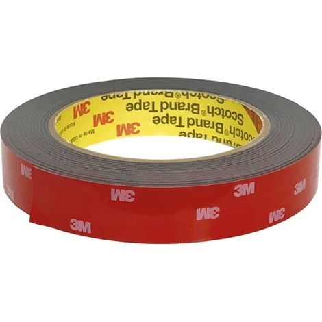 Ruban adhésif mousse thermique anti-chaleur pour arceau serre de jardin,3M Double Face Ruban Adhésif Extra Fort,Imperméable et ultra Résistant aux Hautes Températures Ruban de montage pour 20MM X 3M (1/5)