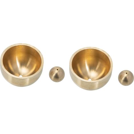 2pièces Accessoire De Carillon Cuivre pour Porte Et Réfrigérateur Cloche Japonaise Multifonctionnelle avec Perle De Cuivre (1/5)