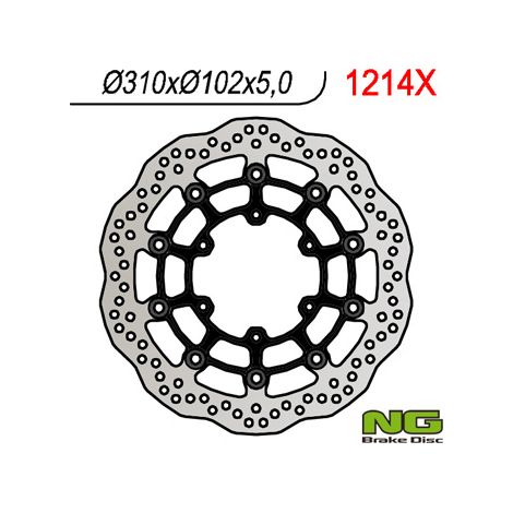 Suzuki GSXR 600/750/1000 Wave-Schwimmbremsscheibe 310 mm 2008-2018