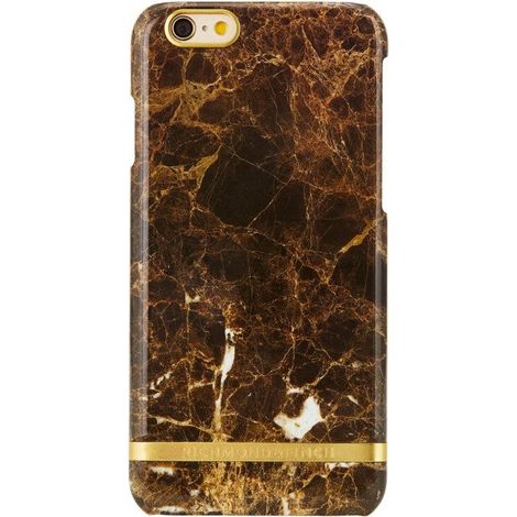 Richmond & Finch Mobile cover pour iPhone 6/6S - Marron Marbre Brillant