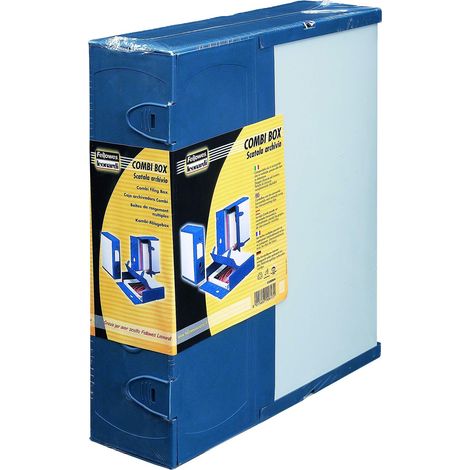 Fellowes E500 Combi Box, Scatola Archivio, Blu Navy (1/2)