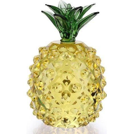 Crystal Pineapple Figurine Decorative Crystal Pineapple Ornament Collectible Crystal Fruit Sculpture, for Home Office Decor (1/5)