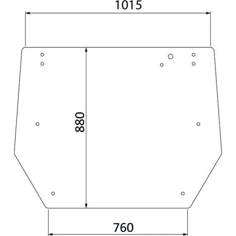 Vitre de cabine arrière UNIVERSEL V33118310N (1/2)