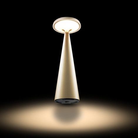 Century OPERA lámpara de mesa LED negra regulable 27cm