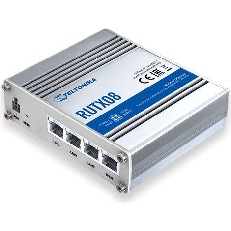 Teltonika RUTX08 kabelgebundener Router Gigabit Ethernet Edelstahl