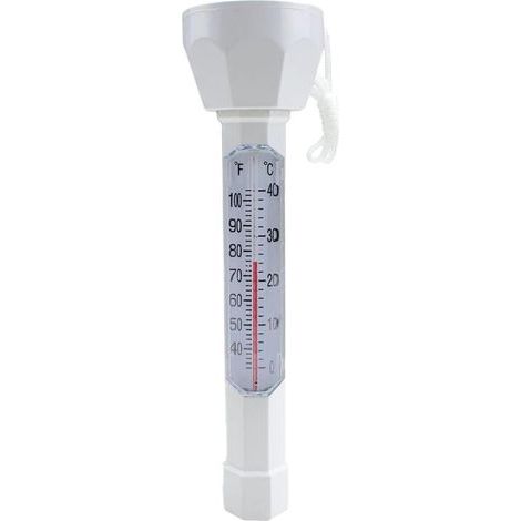 Thermomètre à température de l'eau Thermomètre de piscine avec brise de cordes résistante au style intérieur extérieur2, natation (1/4)
