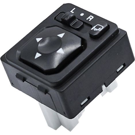 Interrupteur de commande de réglage du rabattement du rétroviseur intérieur (OE MR951187) pour Mitsubishi Outlander 2019-2022, bouton de rétroviseur latéral gauche (conduite à gauche). (1/5)