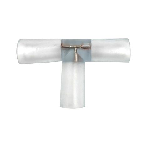 Luccika 1 connecteur en T d'angle pour tubes led 13 mm transparent jonction IP65 pour tube lumineux 220V AC