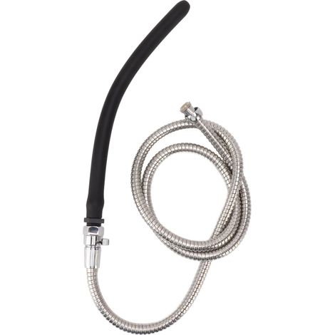Système de lavement sous douche en acier inoxydable, kit de lavement avec douchette pour lavement à domicile (1/5)