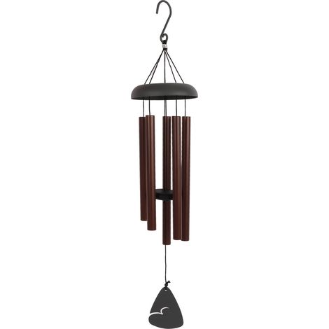 Carillon éolien métal résistant à la corrosion, imperméable, mélodie apaisante, grand carillon décoratif pour jardin, cadeau sonore. (1/5)