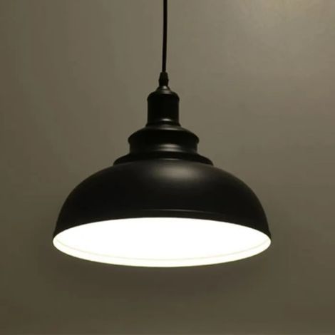 E27 Suspension Luminaire Industrielle Retro Métal Lampe Plafonnier Ajustable pour Cuisine Salon Restaurant (1/4)