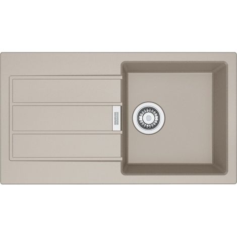 Franke Einbauspüle Carbon SUD 611-78 beige 80cm reversibel Einbauspüle 114.0496.092