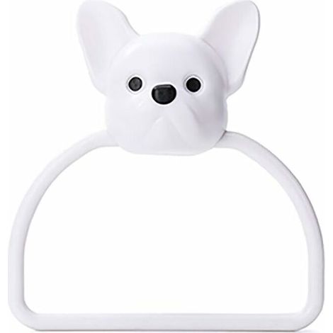 Porte-serviettes en plastique pour enfants, anneau de serviette à ventouse, porte-serviettes de salle de bain, pour cuisine d'hôtel (1/5)