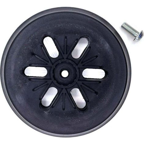 Plateau de ponçage pour ponceuse excentrique Bosch Gex 150 AC, PEX 15 AE, GEX 150 Turbo Ø 150 mm avec vis，Disque de ponçage compatible avec Bosch