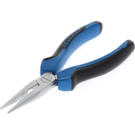 Alicate boca semiredonda forma recta 160 mm mango 2C (1/5)