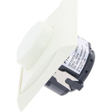PROFILE - Variateur eclairage 300w à encastrer blanc (1/3)