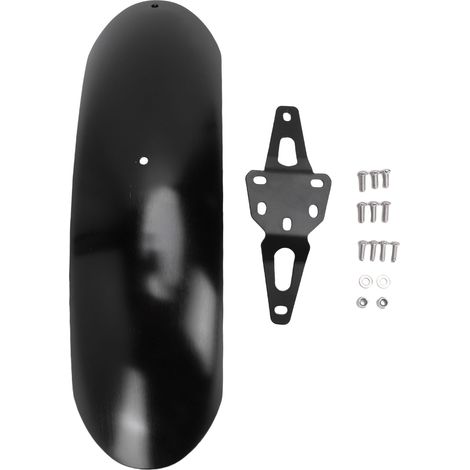 Parafango anteriore per moto in lega di alluminio, montaggio alto, parafango di ricambio lungo per Triumph Street Twin 900 2016-2025, nero (1/5)