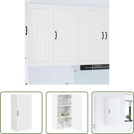 vidaXL Küchenschrank Holzwerkstoff -  Küchenschrank Weiß 50 x 31 x 100 cm Holzwerkstoff (1/5)