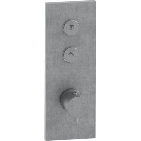 Façade Thermo Twist thermostatique 2 sorties Inox - CRISTINA ONDYNA XX61228