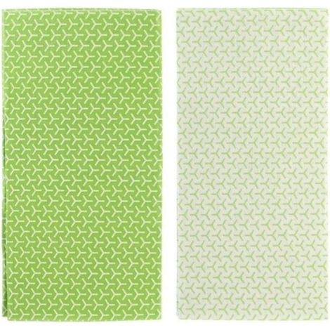 Tapis Fraîcheur Réfrigérateur - 15,5 x 31 cm - Vert - Lot de 2 (1/2)